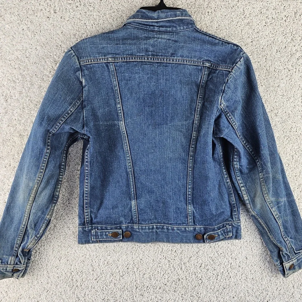 Vintage 70s Maverick Blue Bell Denim Jean Jacket Size 38 ( S/M ) Made in USA
